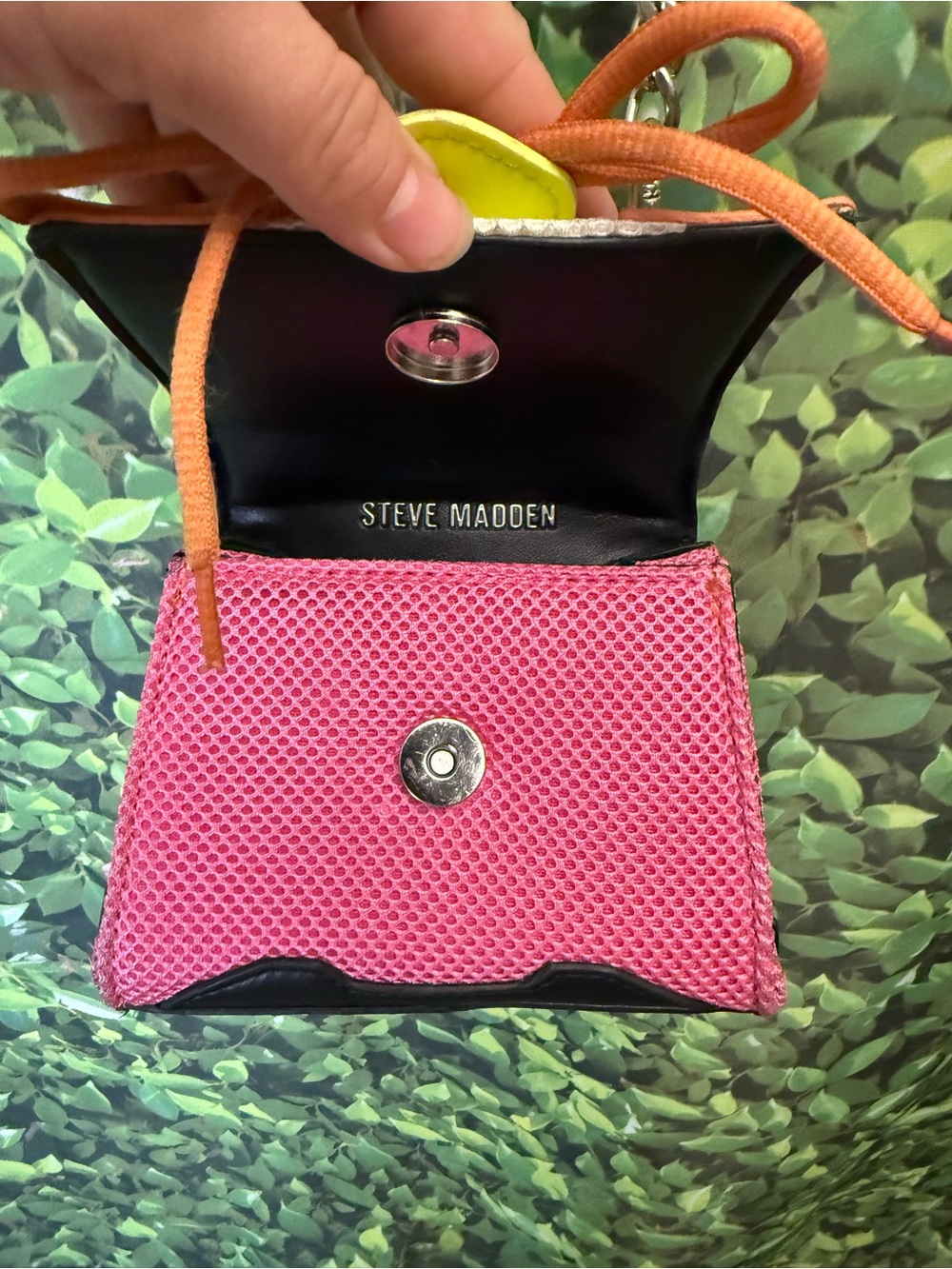 Steve Madden Orange, Pink & Lime Mini Crossbody Bag - Picture 9 of 11